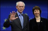 [Van Rompuy a baronesa Ashton]